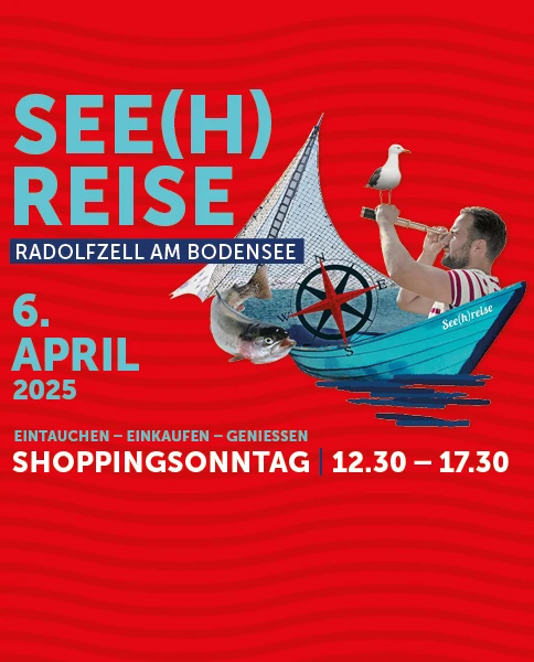 Am 6. April ist Shoppingsonntag in Radolfzell am Bodensee